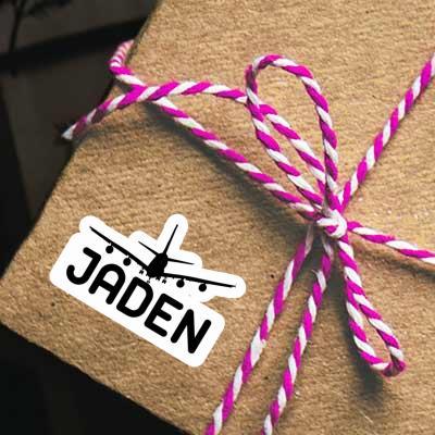 Sticker Jaden Flugzeug Gift package Image