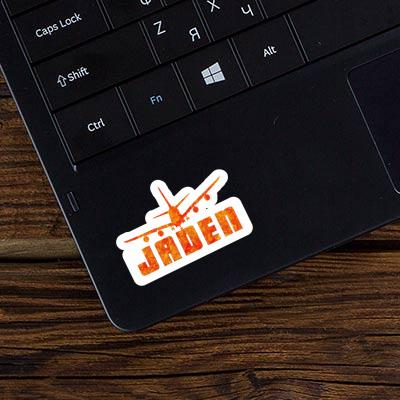 Sticker Airplane Jaden Laptop Image