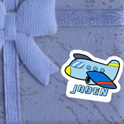 Sticker Jaden Airplane Gift package Image