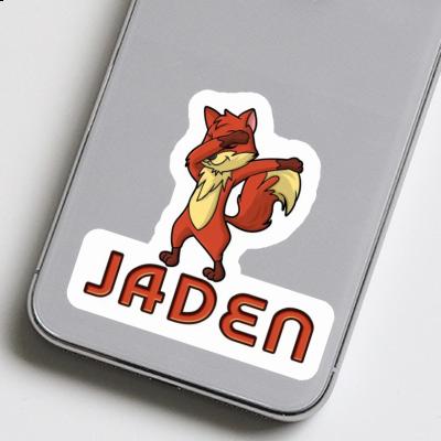 Sticker Jaden Dabbing Fox Gift package Image