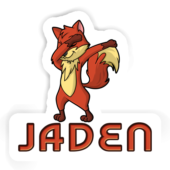 Sticker Jaden Dabbing Fox Gift package Image