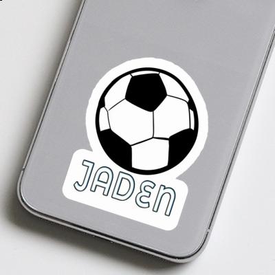 Autocollant Jaden Ballon de foot Notebook Image