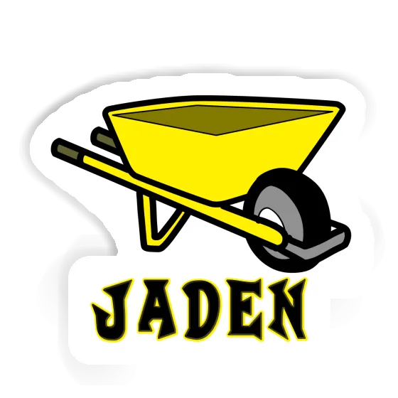 Sticker Jaden Wheelbarrow Laptop Image