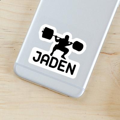 Weightlifter Sticker Jaden Laptop Image