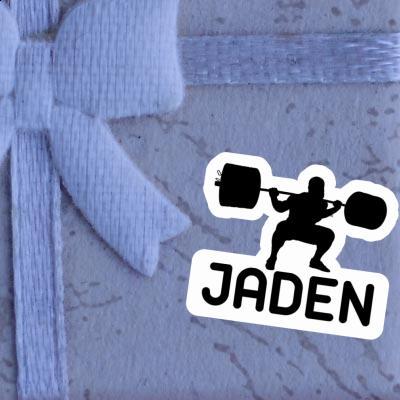 Weightlifter Sticker Jaden Laptop Image