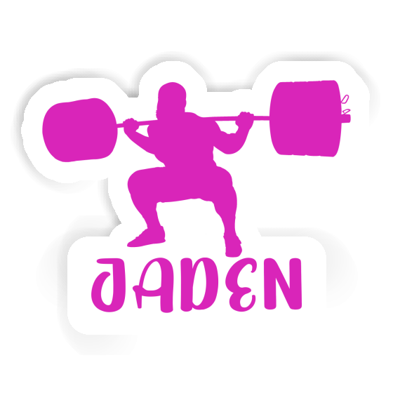 Gewichtheberin Sticker Jaden Laptop Image