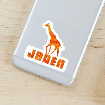 Sticker Giraffe Jaden Notebook Image