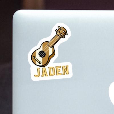 Jaden Autocollant Guitare Notebook Image