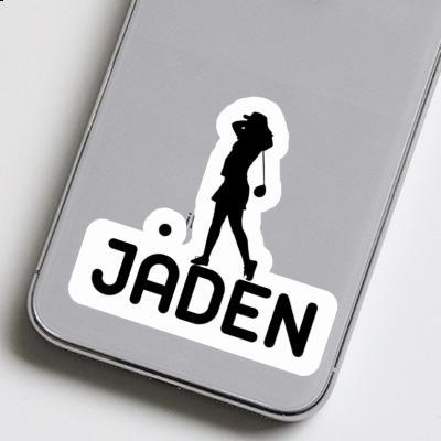 Golfer Sticker Jaden Image