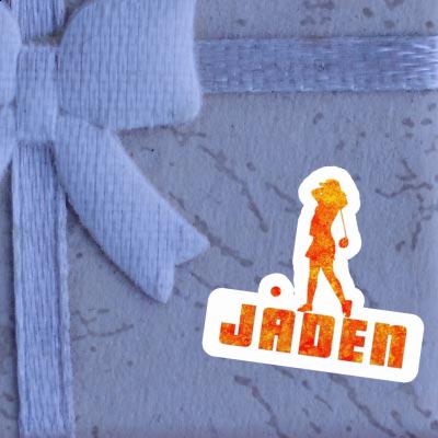 Aufkleber Golferin Jaden Gift package Image