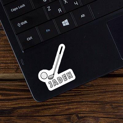 Jaden Sticker Golf Club Laptop Image