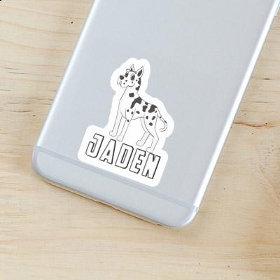 Sticker Jaden Great Dane Dog Laptop Image