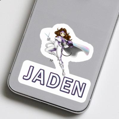 Sticker Frisörin Jaden Laptop Image