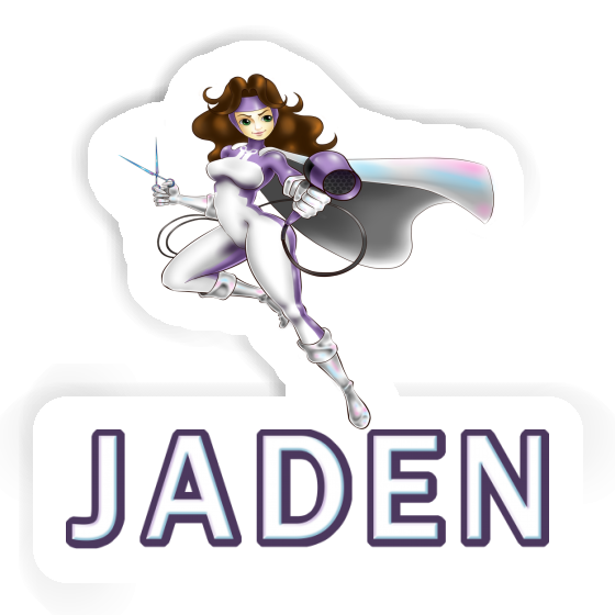 Sticker Jaden Hairdresser Notebook Image