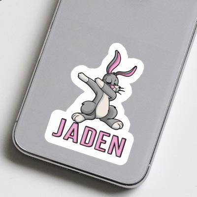 Sticker Jaden Dabbing Rabbit Notebook Image