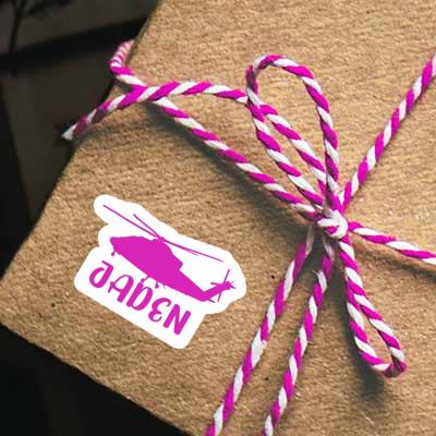 Hubschrauber Aufkleber Jaden Gift package Image