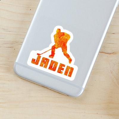 Eishockeyspieler Sticker Jaden Laptop Image