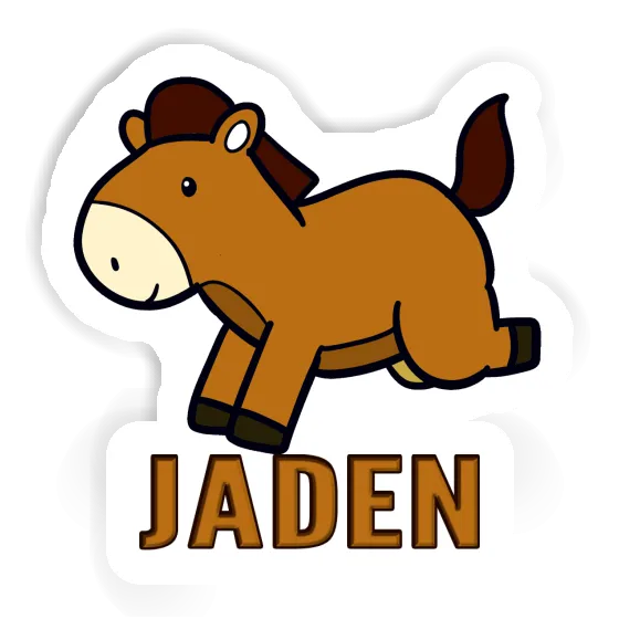 Sticker Jaden Horse Notebook Image