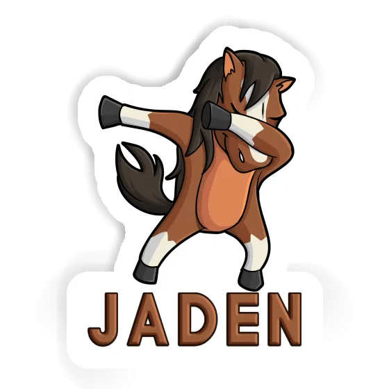 Autocollant Cheval Jaden Laptop Image