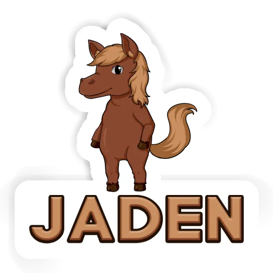 Autocollant Cheval Jaden Laptop Image