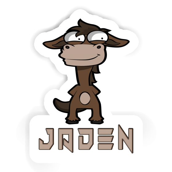 Sticker Standing Horse Jaden Notebook Image