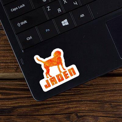 Dog Sticker Jaden Laptop Image