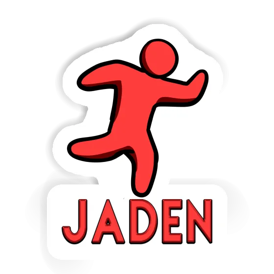 Jaden Autocollant Joggeur Notebook Image