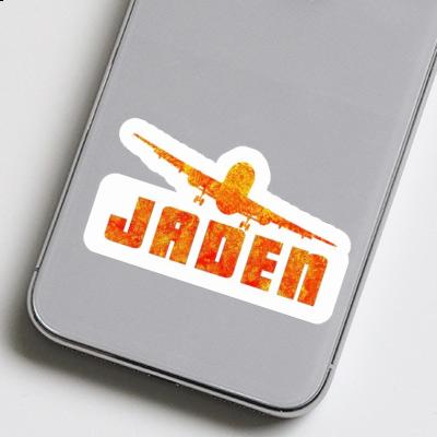 Jaden Sticker Flugzeug Notebook Image