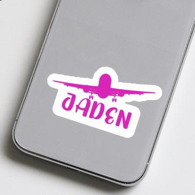 Jaden Sticker Flugzeug Notebook Image