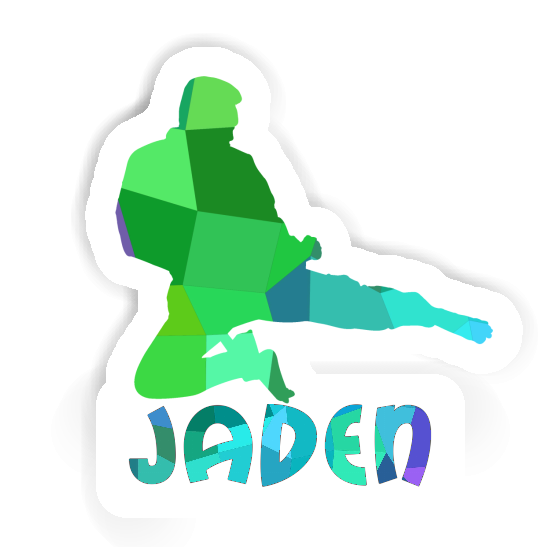 Sticker Karateka Jaden Notebook Image