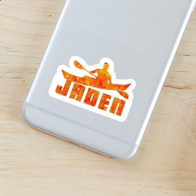 Kayaker Sticker Jaden Laptop Image