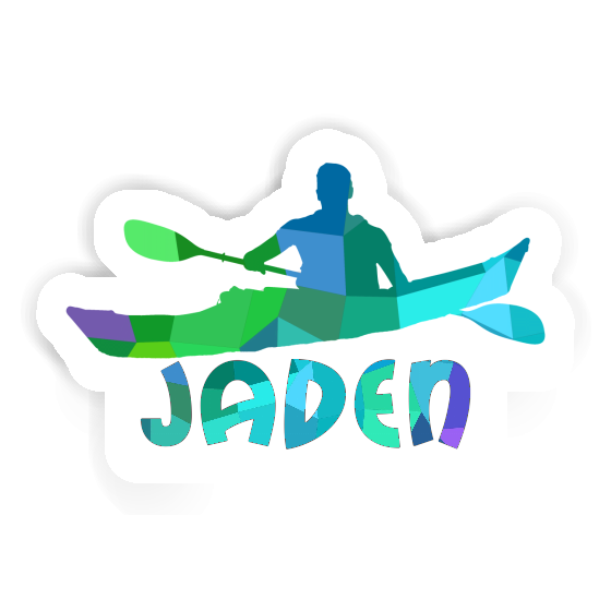 Jaden Autocollant Kayakiste Image