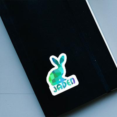 Aufkleber Hase Jaden Laptop Image