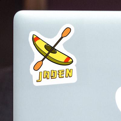 Sticker Jaden Canoe Laptop Image