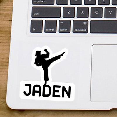 Jaden Aufkleber Karateka Notebook Image