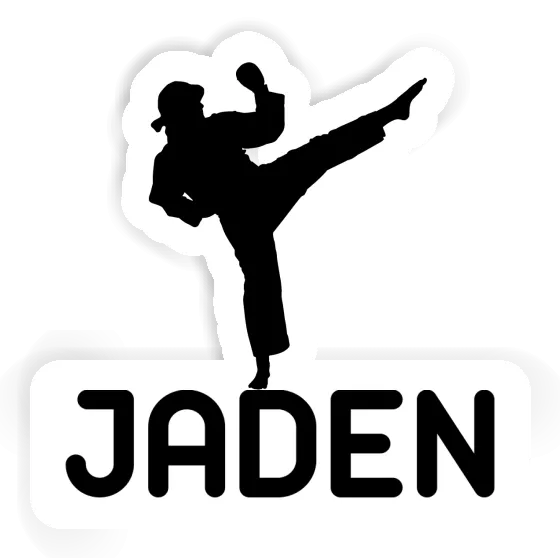 Jaden Aufkleber Karateka Laptop Image