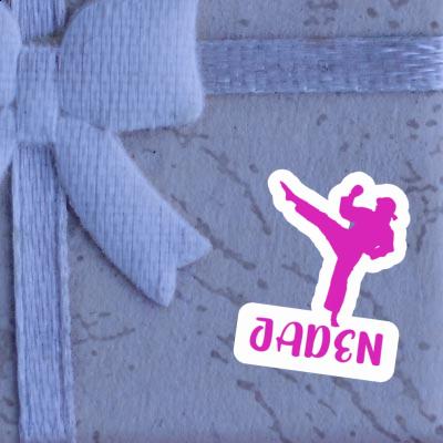 Karateka Sticker Jaden Laptop Image