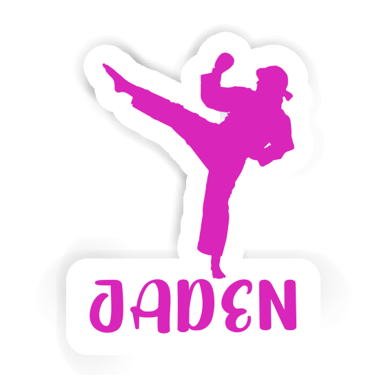 Karateka Sticker Jaden Notebook Image