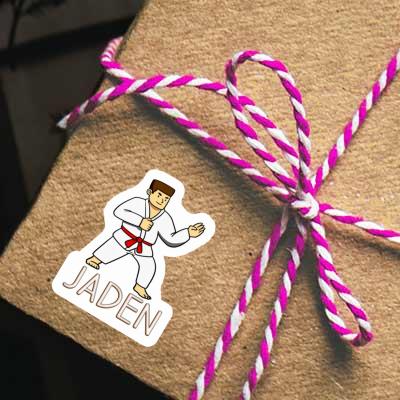 Sticker Karateka Jaden Notebook Image