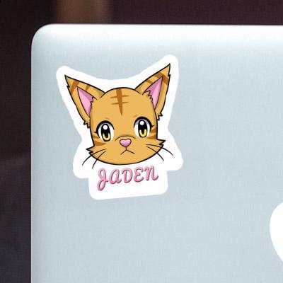 Jaden Sticker Cat Laptop Image