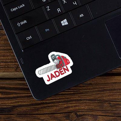 Chainsaw Sticker Jaden Laptop Image