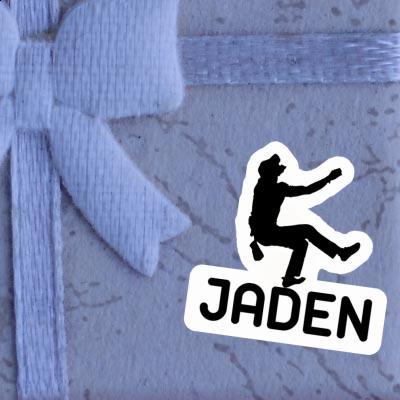 Sticker Jaden Climber Notebook Image