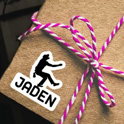 Sticker Jaden Climber Notebook Image