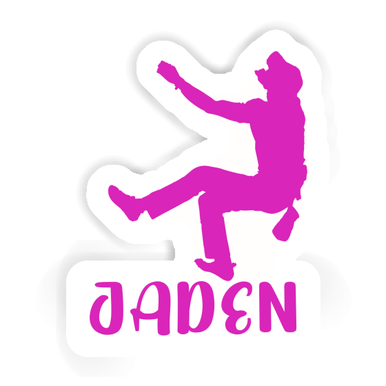 Climber Sticker Jaden Notebook Image