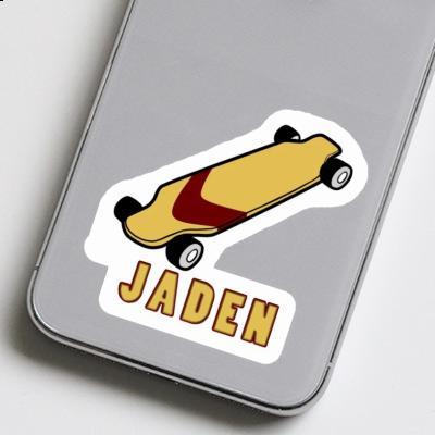 Jaden Sticker Longboard  Laptop Image