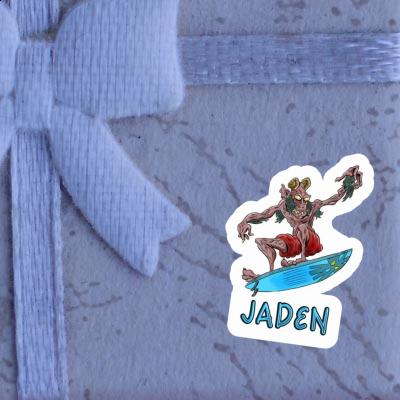 Jaden Sticker Surfer Laptop Image