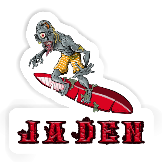 Sticker Surfer Jaden Notebook Image