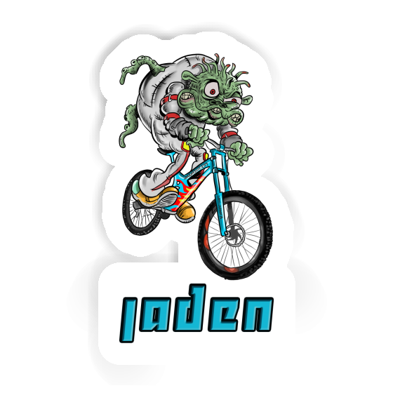 Sticker Jaden Biker Laptop Image