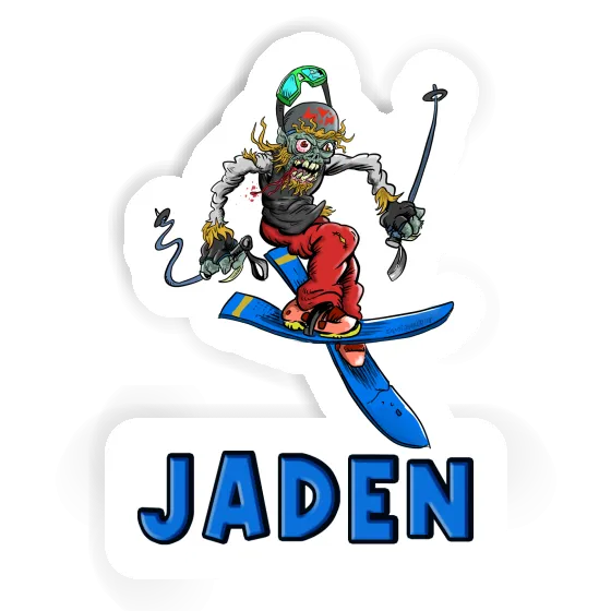 Skier Sticker Jaden Notebook Image