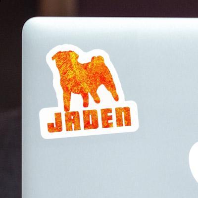 Sticker Jaden Pug Notebook Image